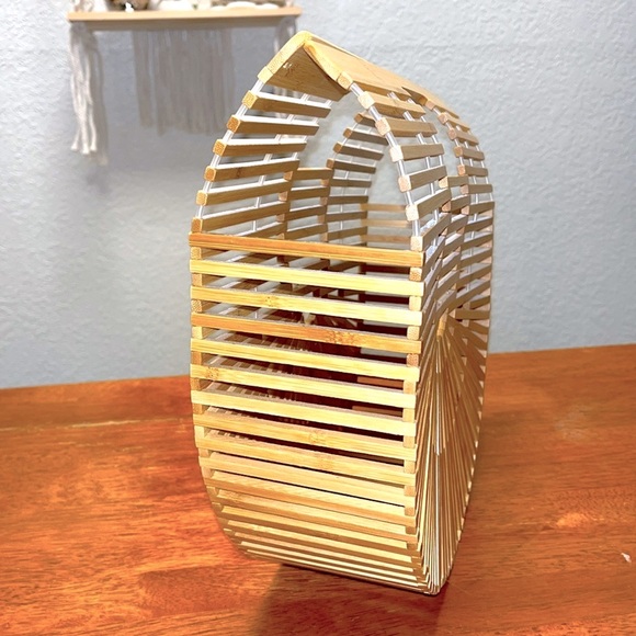 LAST CALL! 🌾 New! Handmade Bamboo Woven Tote Bag - Picture 9 of 11